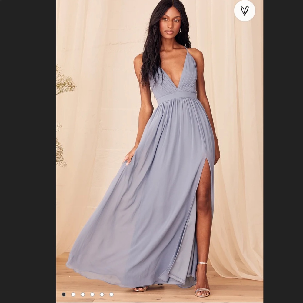 LULUS BLUE MAXI DRESS